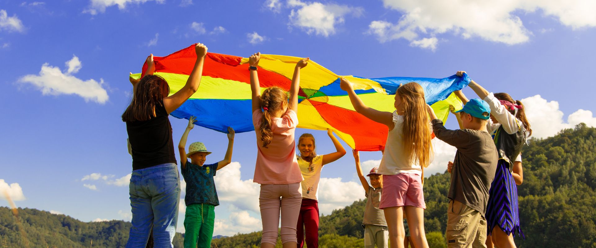 Children playing outside